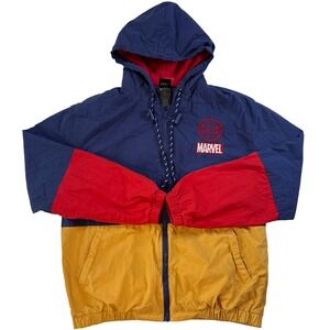 Marvel Spider-Man 'Hang In There' Color Block Jacket Men's S Boxlunch Exclusive